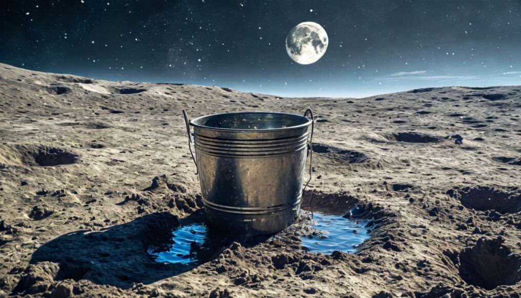 Ведро воды на Луне