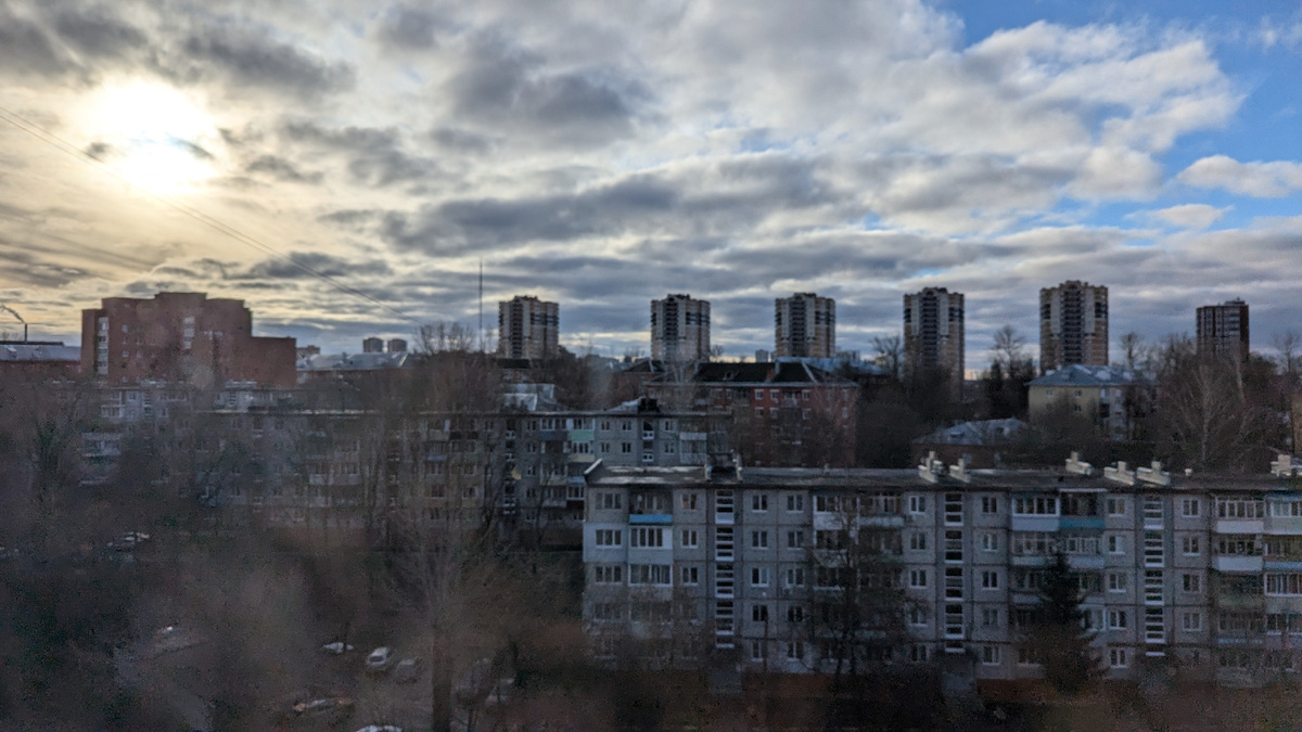 Утро за окном