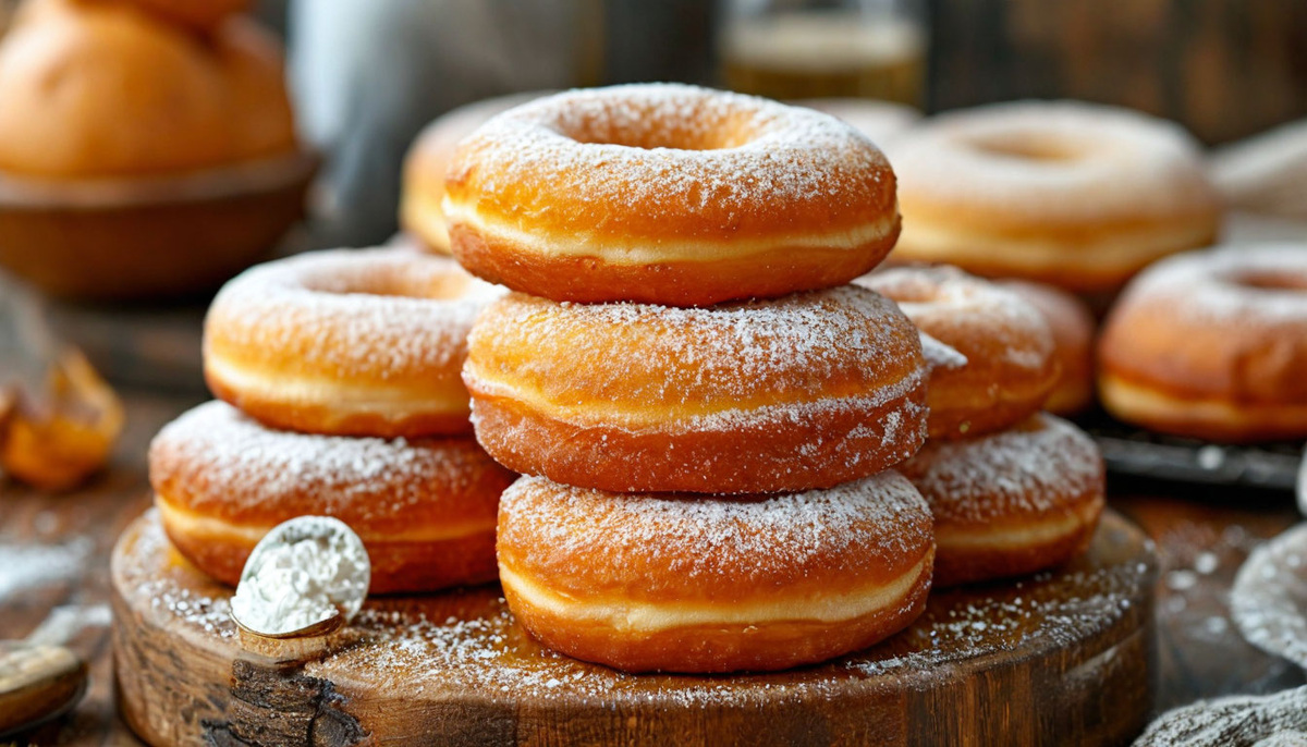 Пышные пончики на сковороде