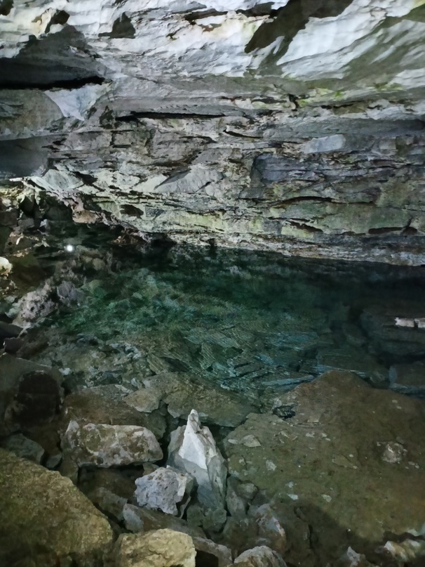 Подземноее озеро.Личные фото