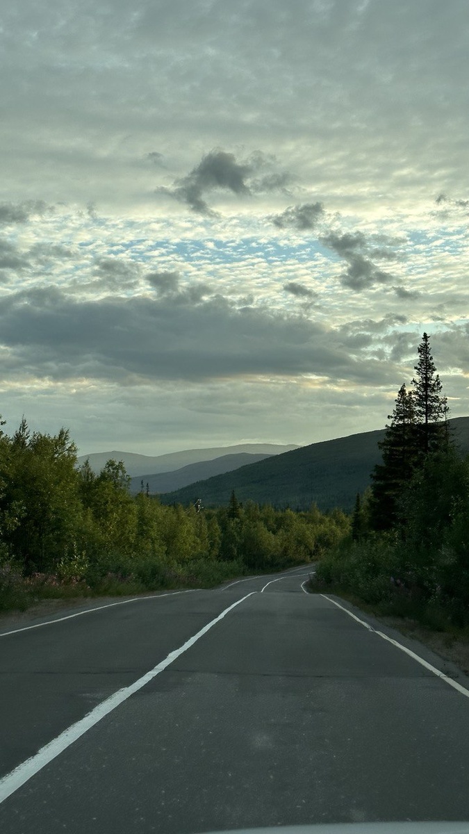 дорога из Риж Губы в Мончегорск