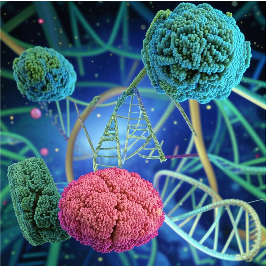 CRISPR-Cas9 в действии – схема редактирования генома.