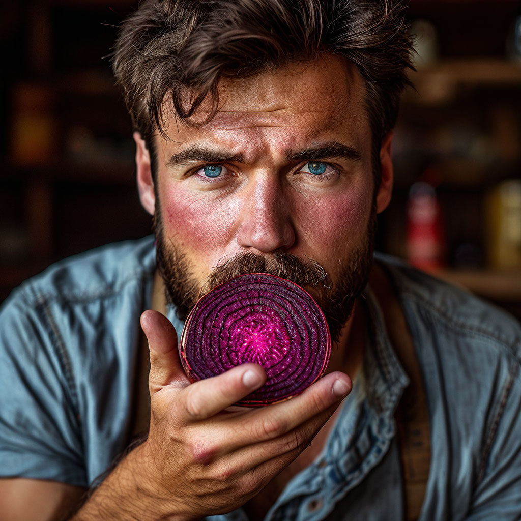 Куси свеколку натощак,  
И щёчки ей помажь,  
Скоро стресса не останется,  
Как в сказке, всё затянется!