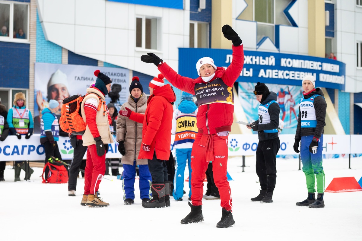 Савелий Коростелёв после победы в разделке этапа Кубка России в Ижевске