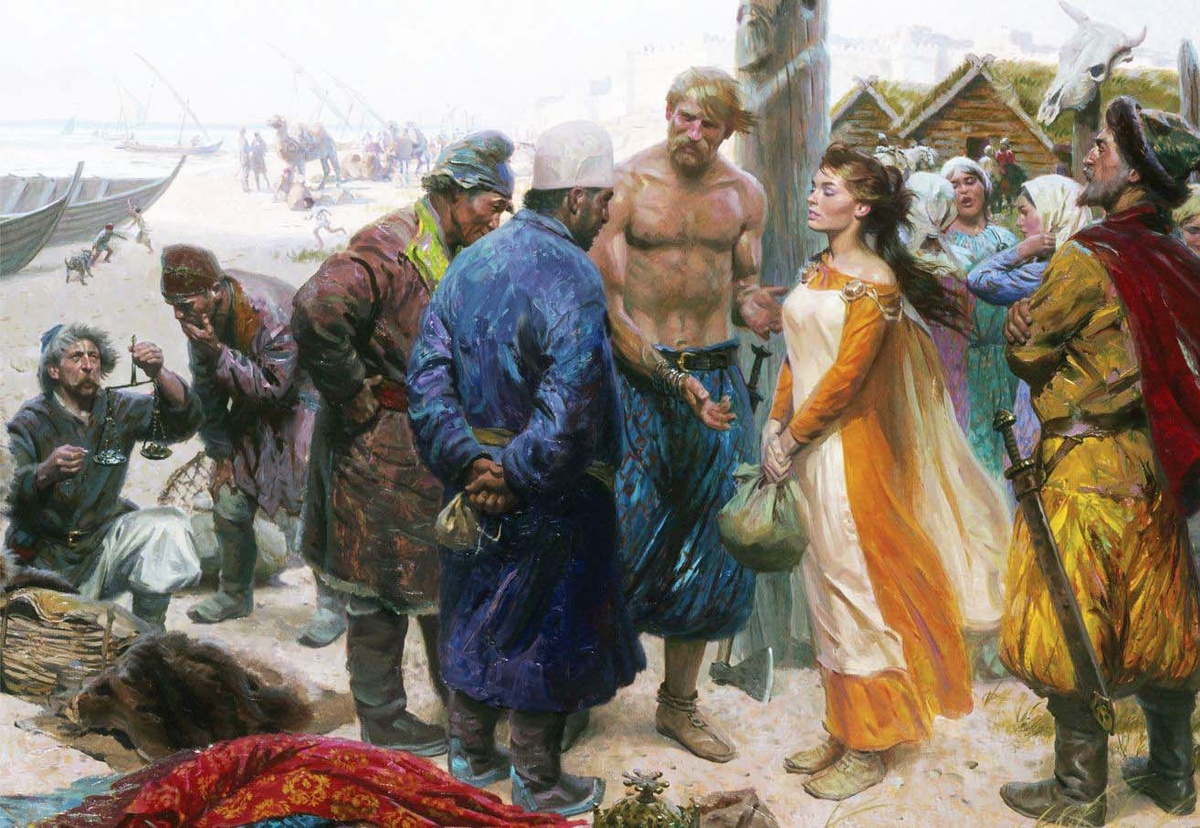 "Рынок невольников". Художник Василий Верещагин