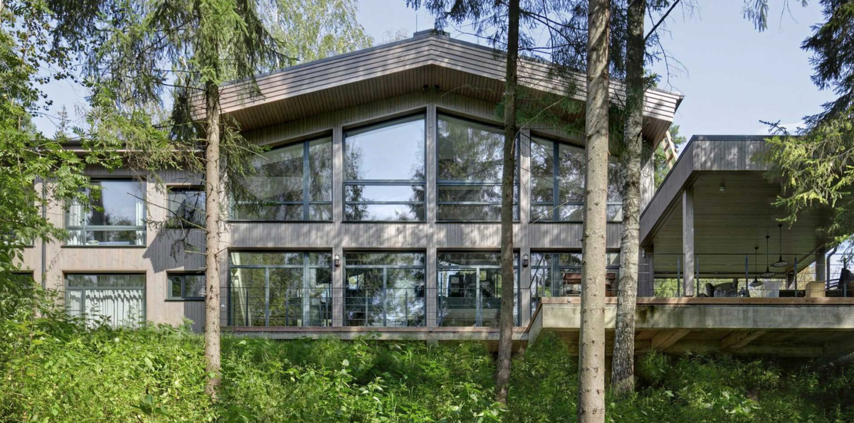 Дом на первой линии Истринского водохранилища АРХИВУД