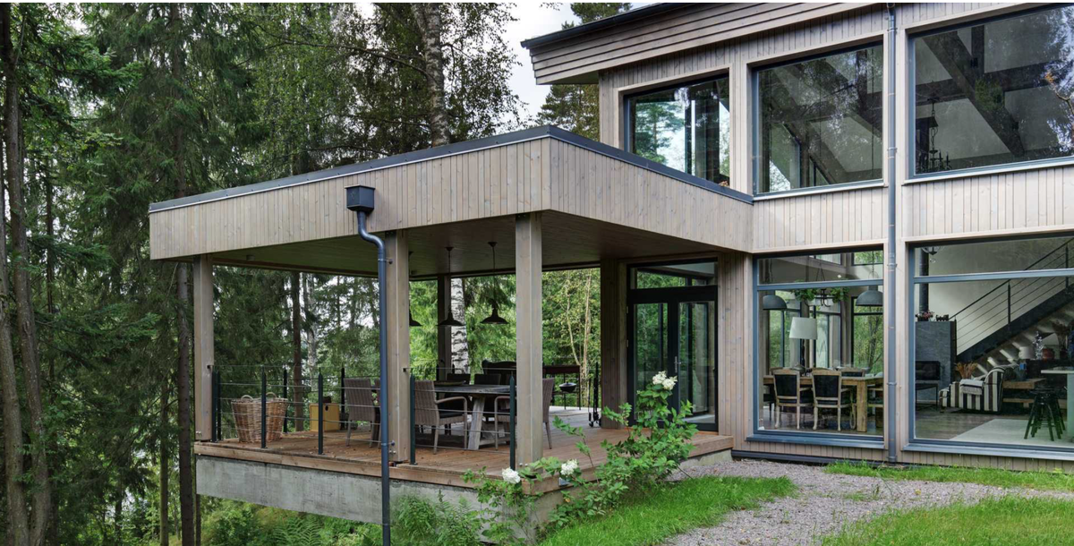 Дом на первой линии Истринского водохранилища АРХИВУД