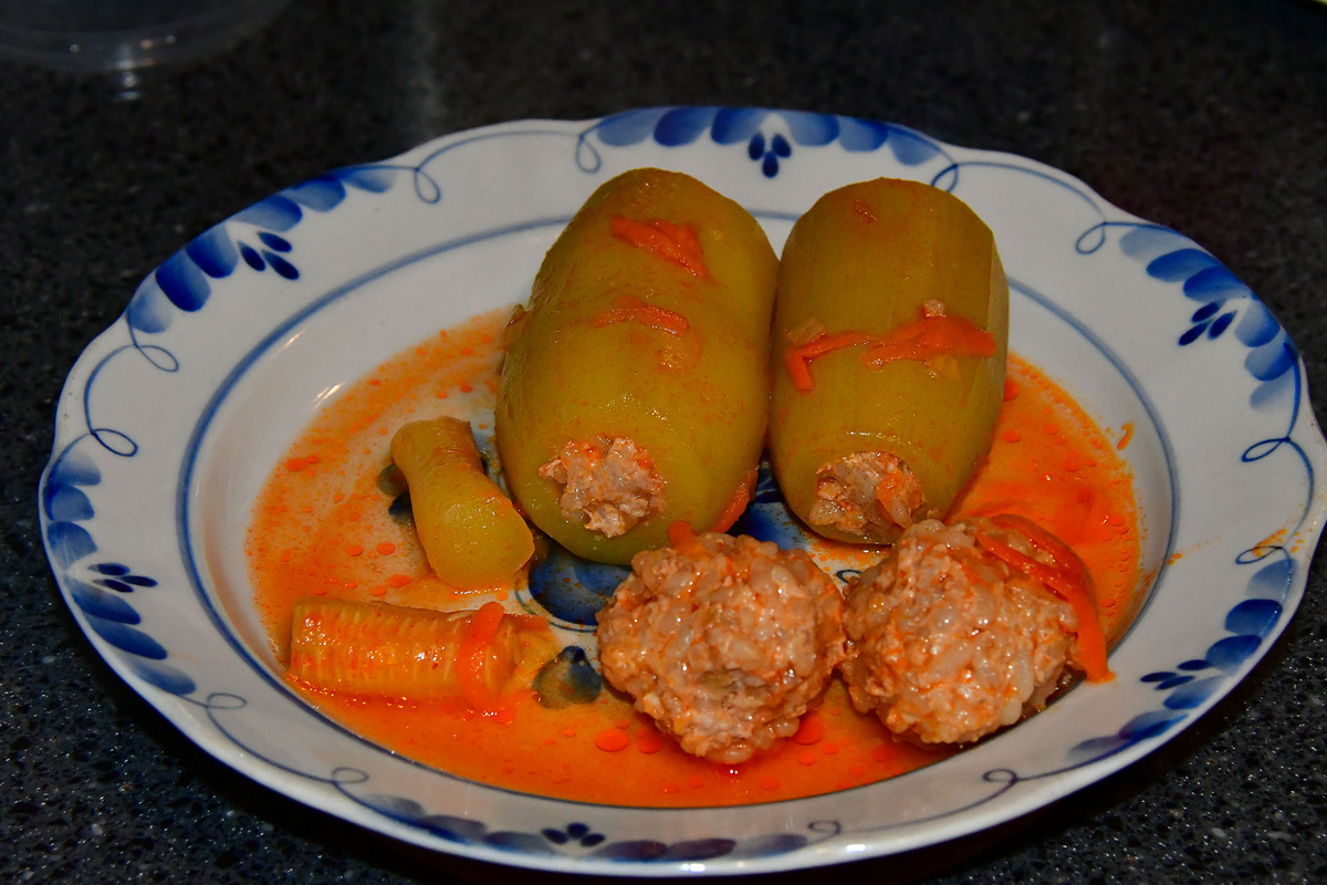 Фаршированные кабачки