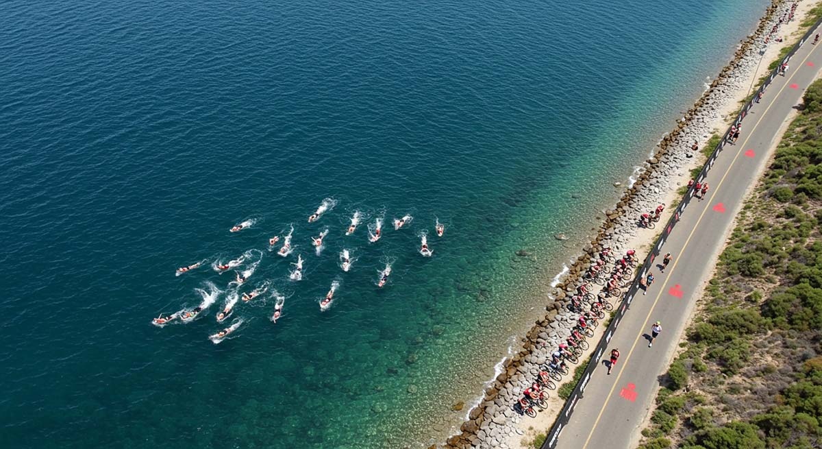 Плавание — самый рискованный этап.