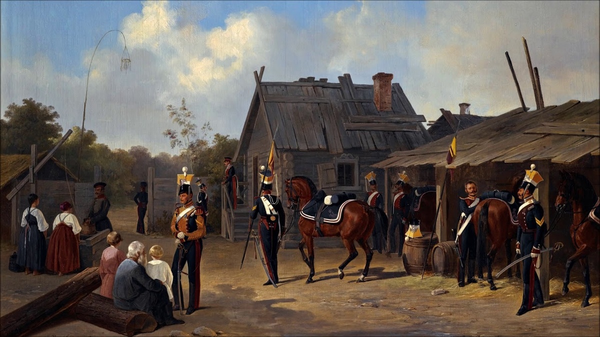 Дядьки прибыли в село