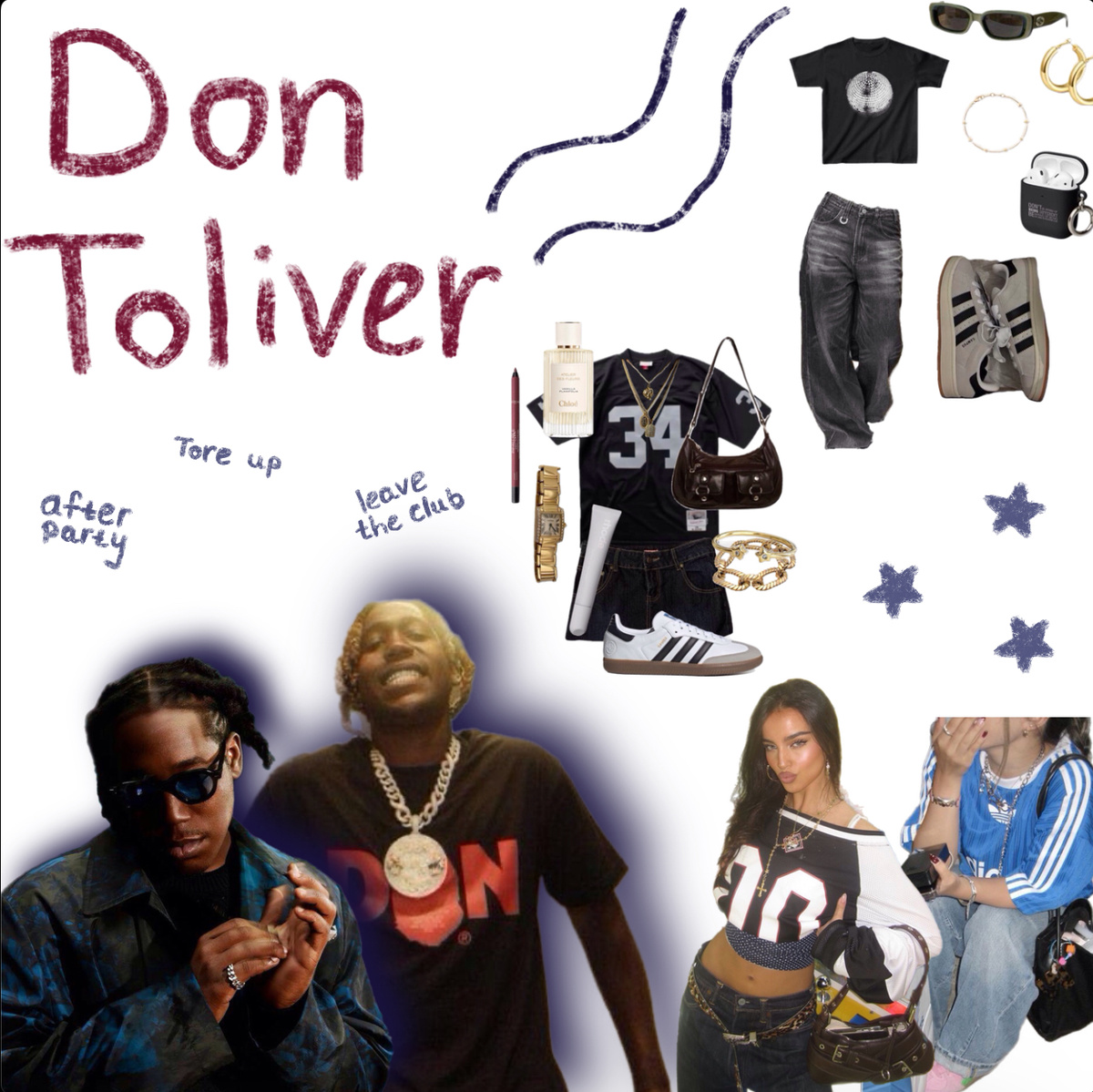 стиль «девушка Don Toliver’a” 