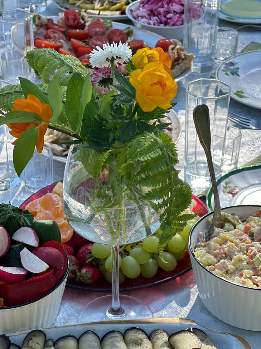 Праздичный стол Маргариты Борисовой.
