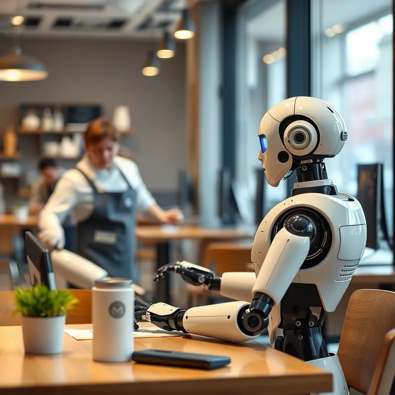 Позабыты хлопоты, остановлен бег, Вкалывают роботы, а не человек