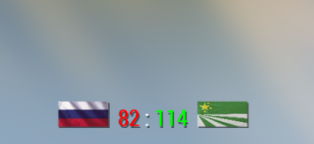 Реальный счет после игры с друзьями