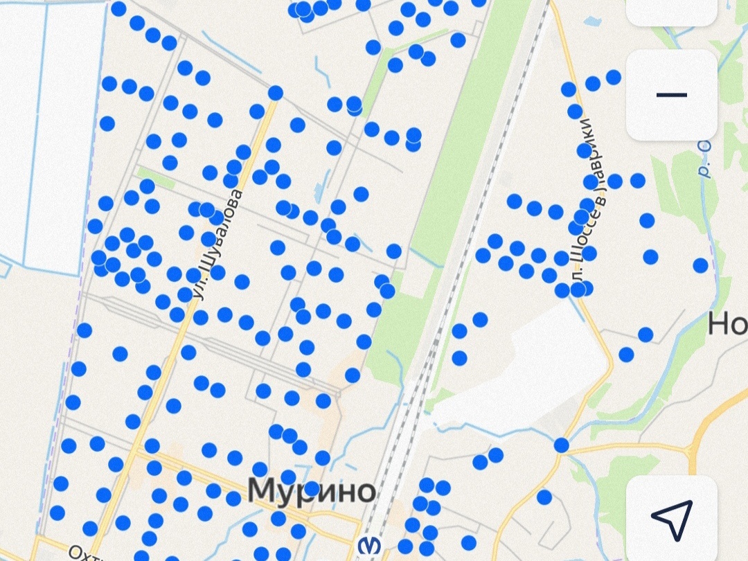 Карта предложения ЦИАН