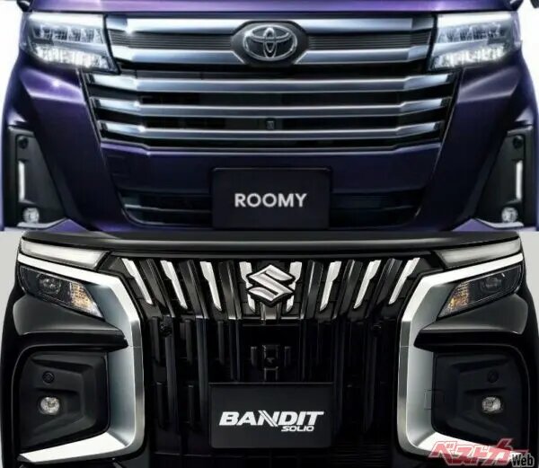 Toyota Roomy Suzuki Bandit