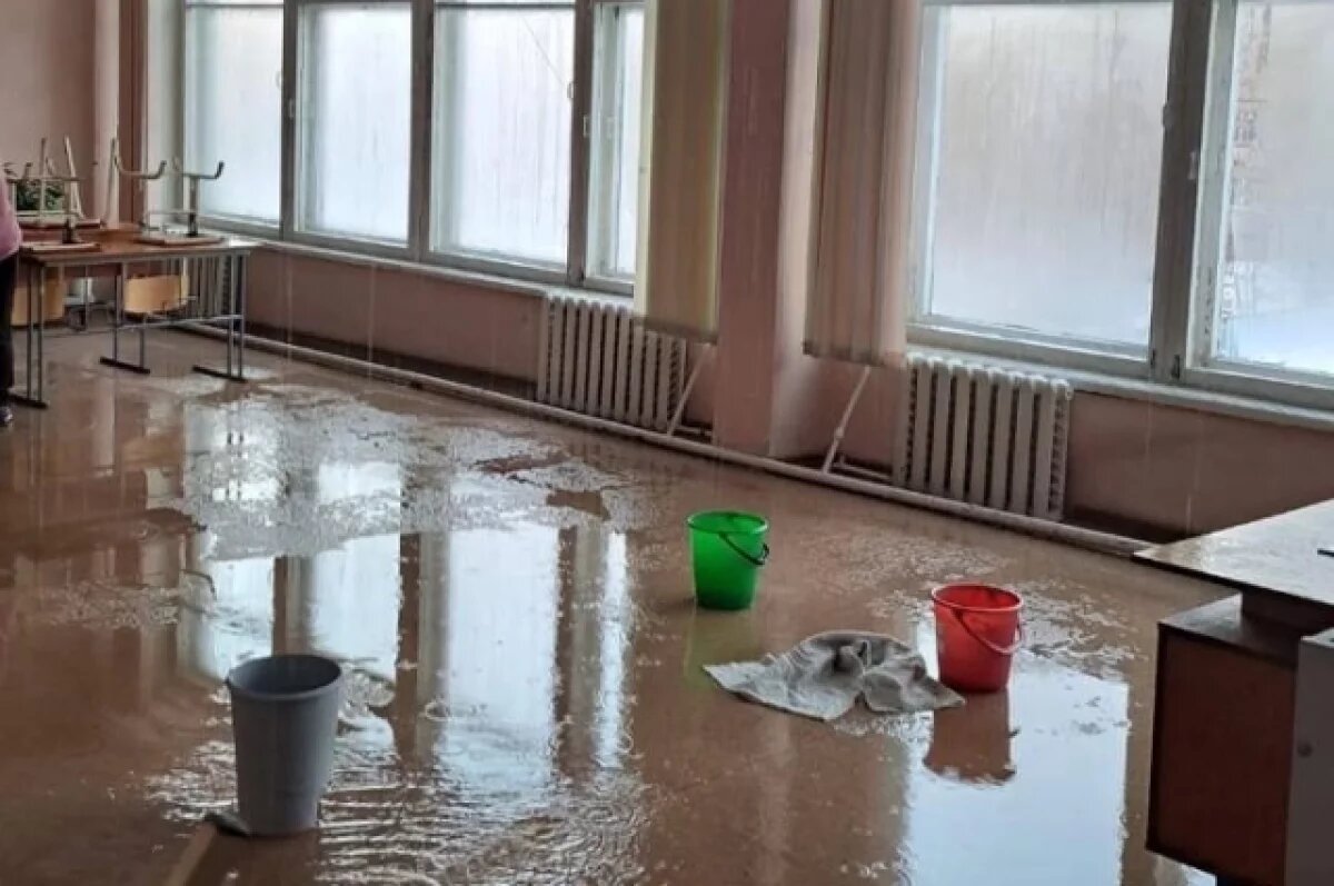    В одном из классов.