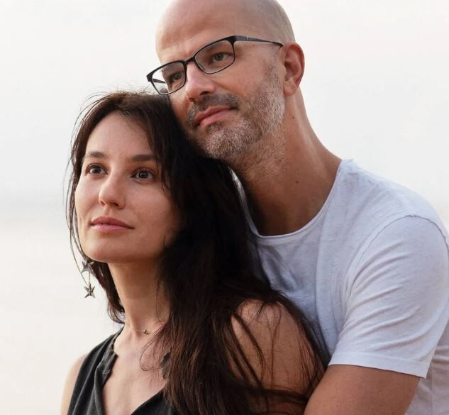 Блогер Лена Миро с супругом.