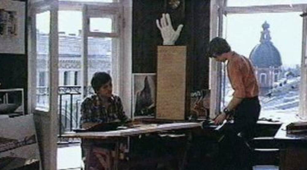 Кадр из фильма Владимир Вихров в роли Володи и Дима Кузьмин в роли Лёни