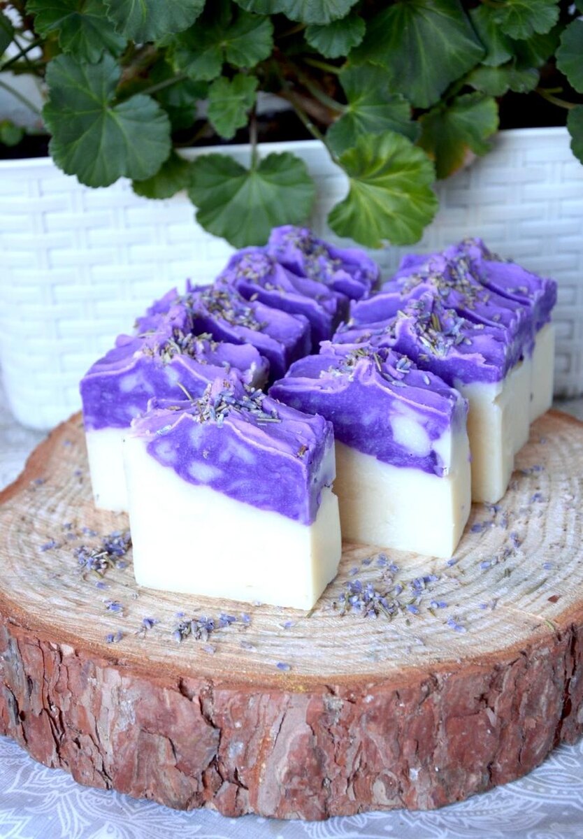 Лавандовое мыло с нуля