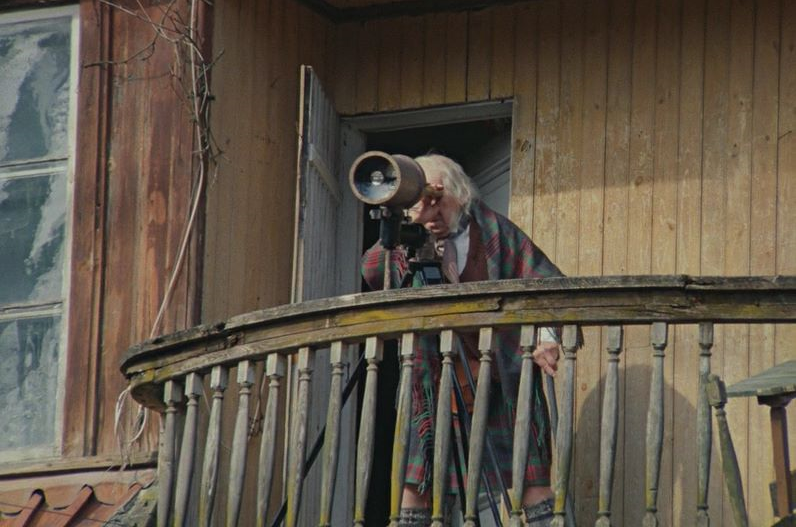 "Всевидящий" Френкленд. Кадр из фильма "Собака Баскервилей".