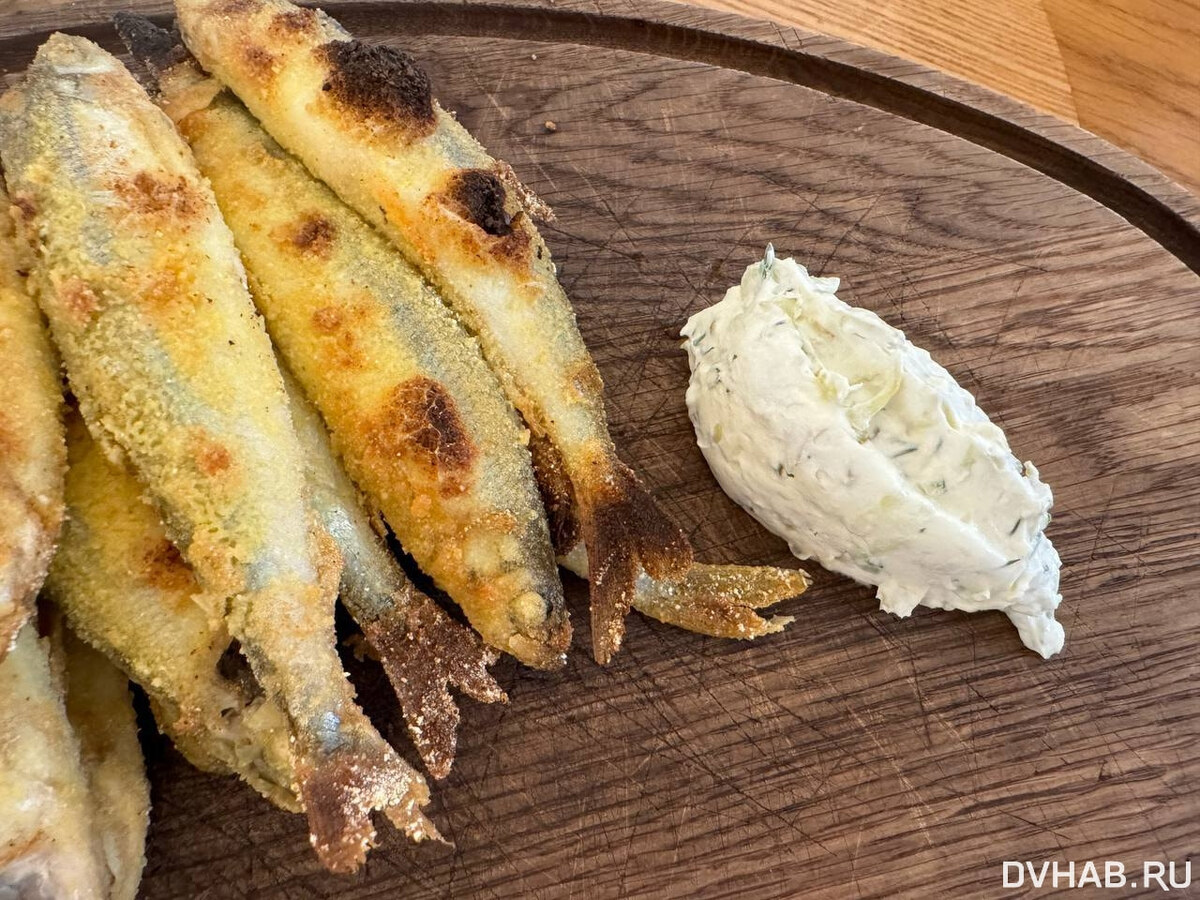    Жареная корюшка из печи