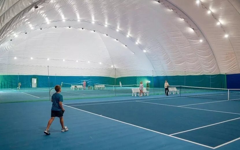    Новые крытые теннисные корты открыли в Ижевске