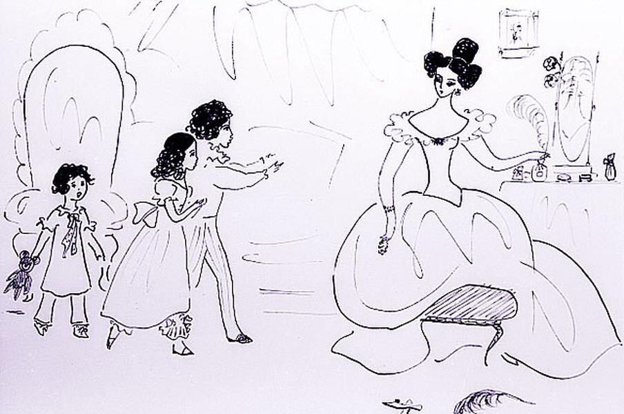 Работа Нади Рушевой