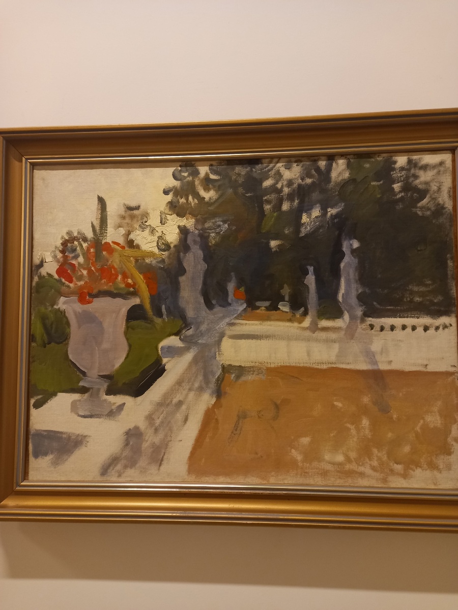 Портик с балюстрадой. Архангельское. 1903