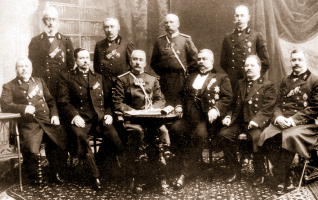 Группа чиновников Санкт-Петербургского сыскного полицейского отделения