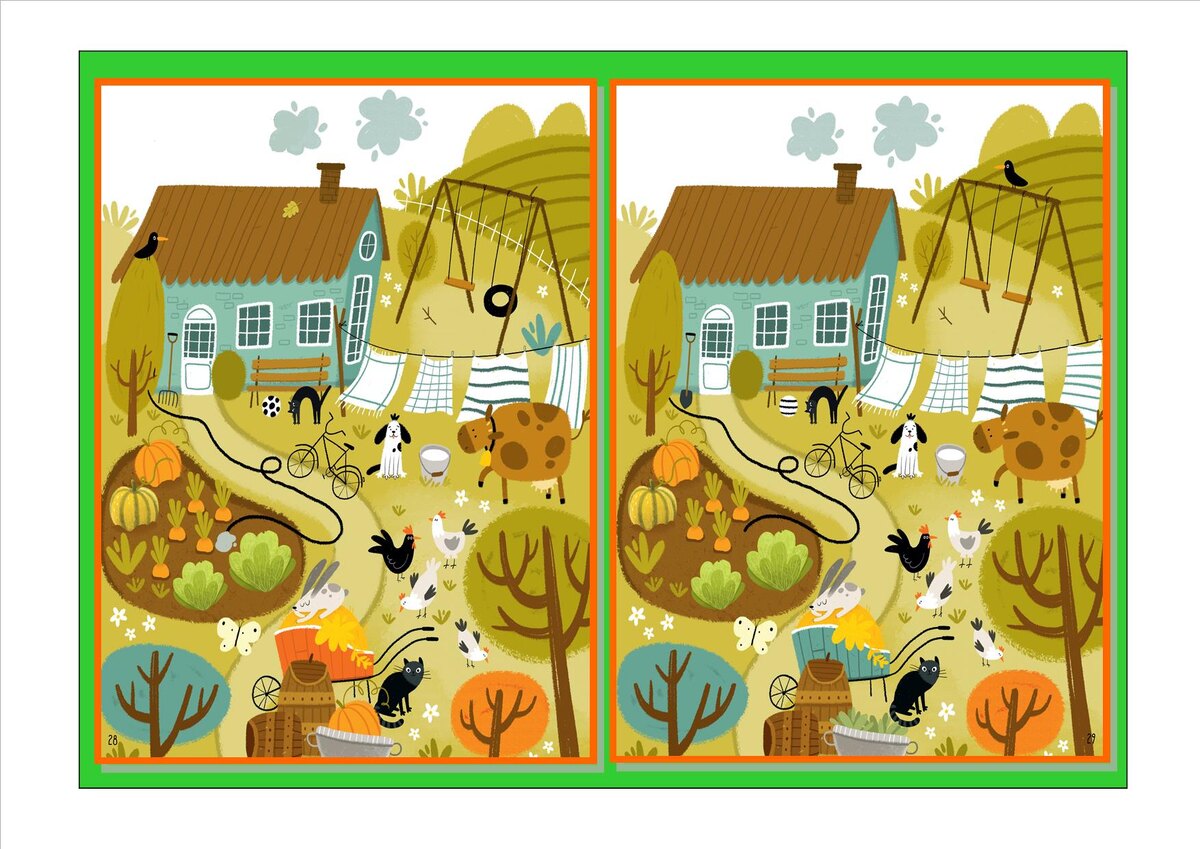 Отыщи несоответсвия на картинках