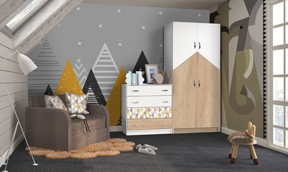 Мебель для детской комнаты. На фото: Детская комната Сканди