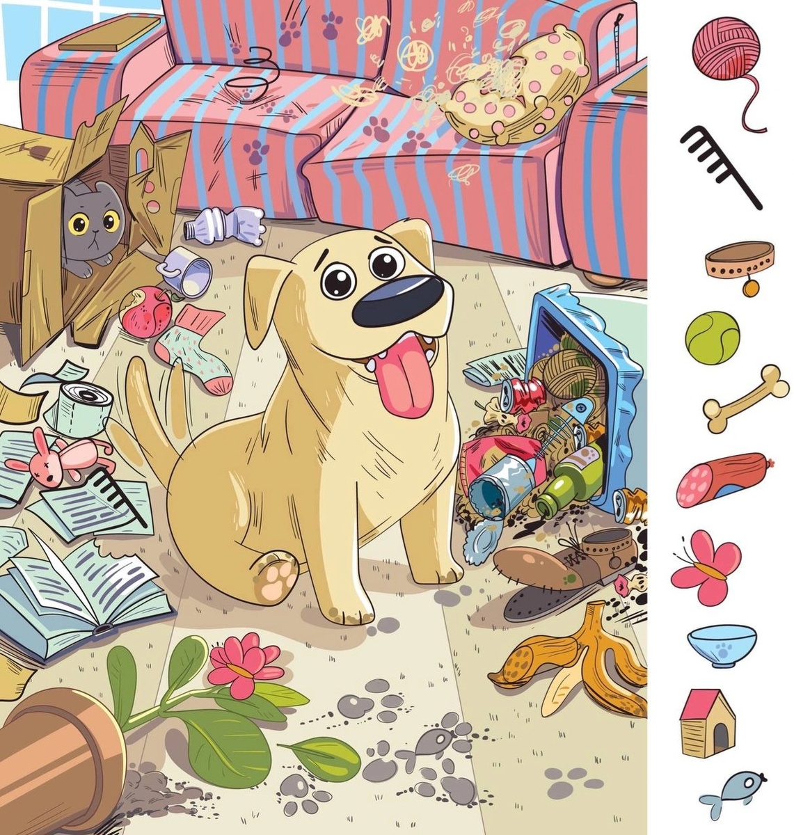 Найди предметы на картинке