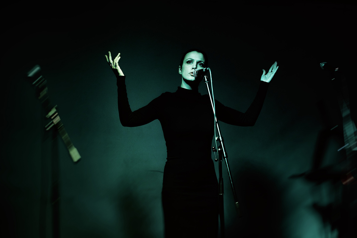    Сцена из спектакля «БродскийМаяковскийБлок»