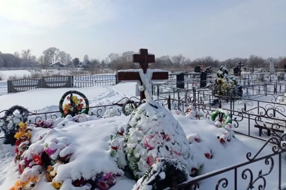    Кладбище, где похоронены дети.