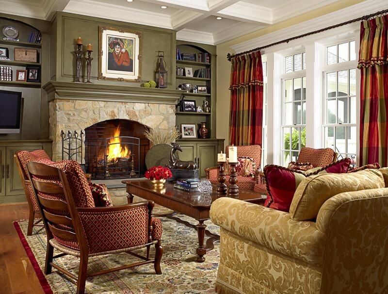 Дизайн интерьера в английском стиле (фото: i.pinimg.com)
