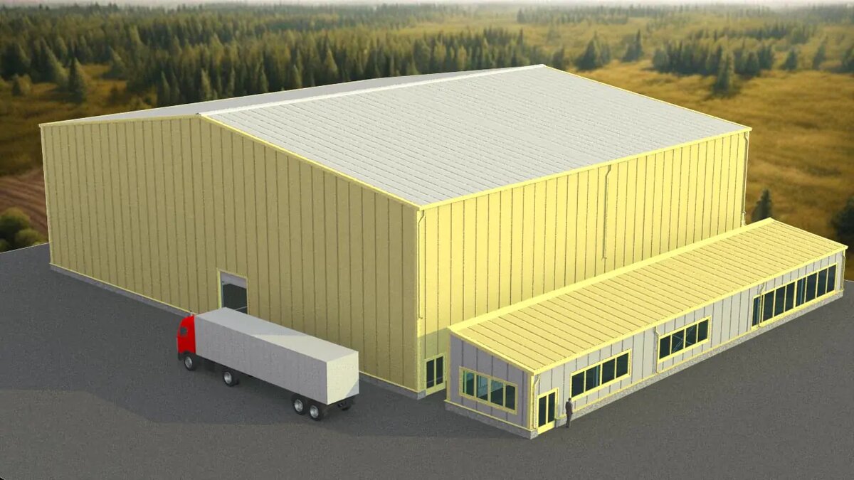 Визуализация проектов холодильника и АБК