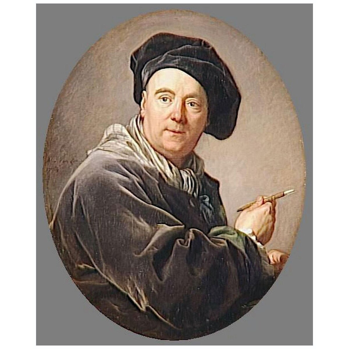 Louis Michel van Loo. Portrait de Carle van Loo. 1764. Château de Versailles