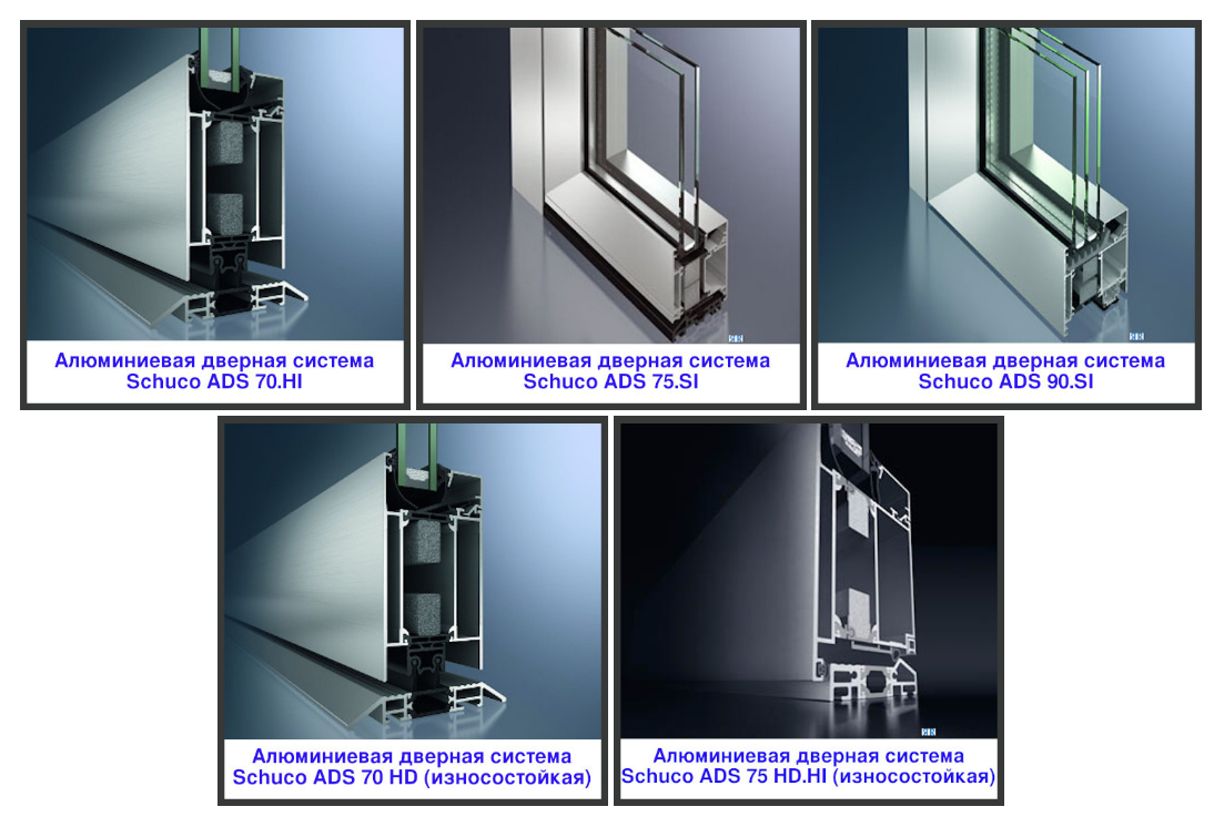 В 2025 году Schuco предлагает несколько дверных систем

