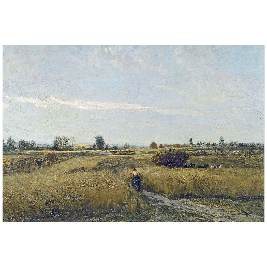 Charles-François Daubigny. Moisson. 1851. Musee d’Orsay, Paris