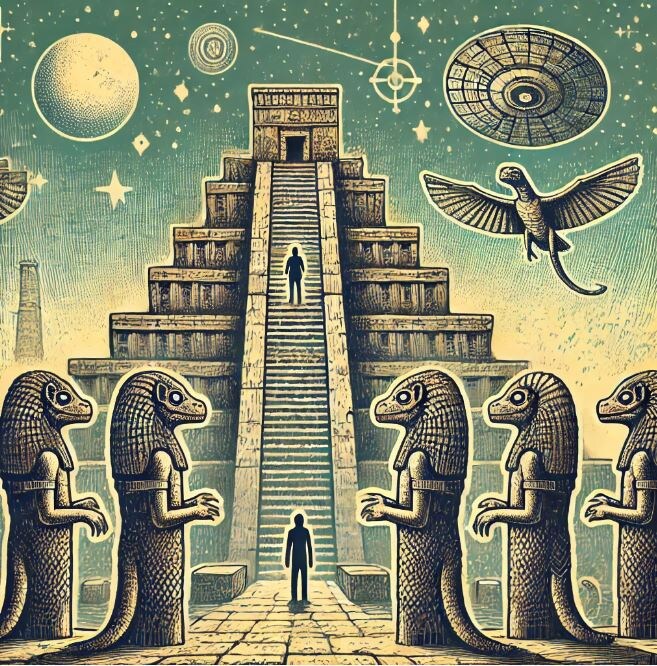 Рептилоиды, здесь и далее - рисунки нейросети