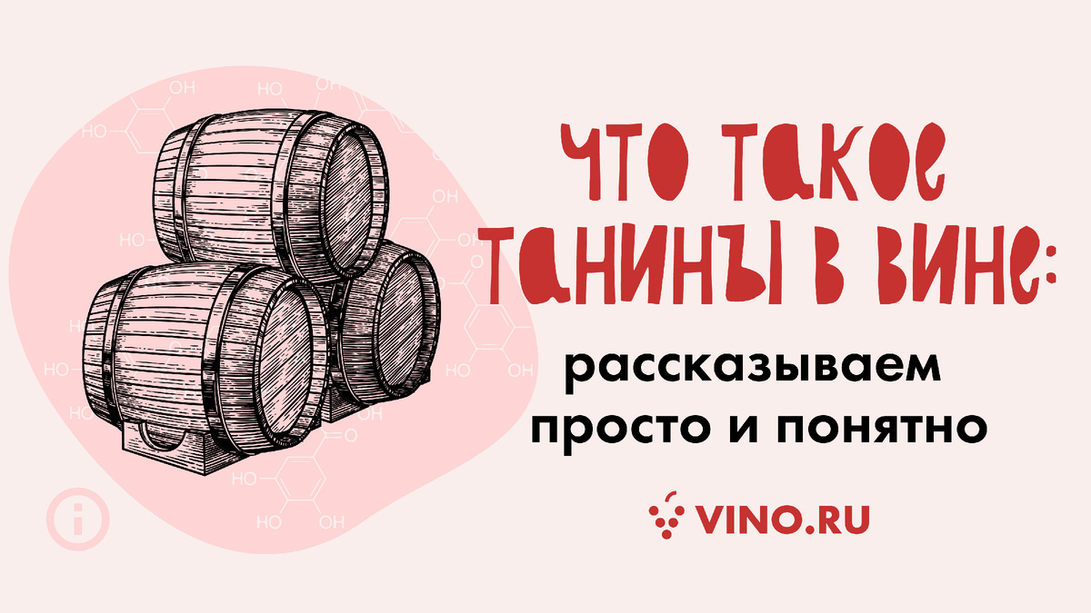 Рассказываем, что такое танины и как они влияют на вкус вина. 