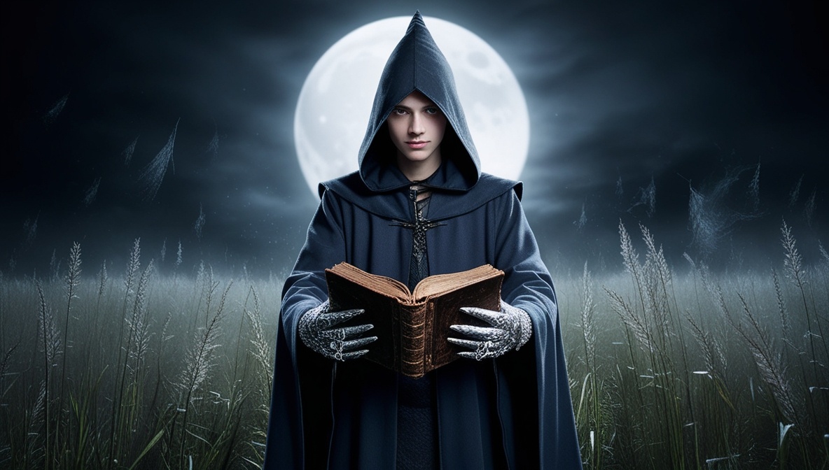 Черный колдун, рисунок созданный автором