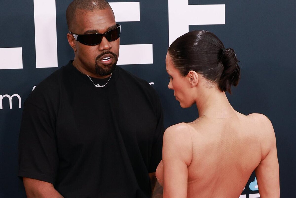 Канье Уэст с Бьянкой Цензори на "Грэмми" - 2025