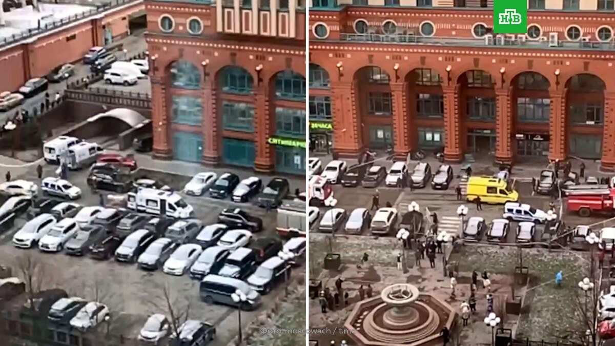    Видео с места взрыва в московском ЖК «Алые паруса»