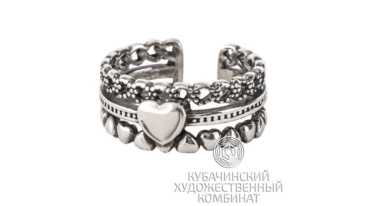 Серебряное кольцо 925 пробы