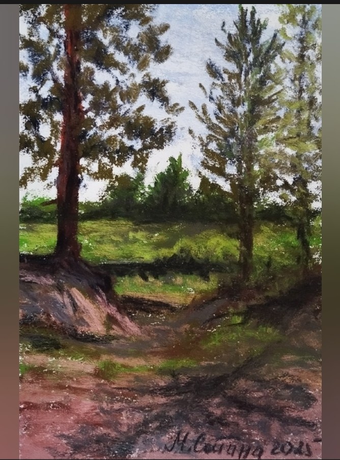 Яркий день. Художник Марина Сатина 