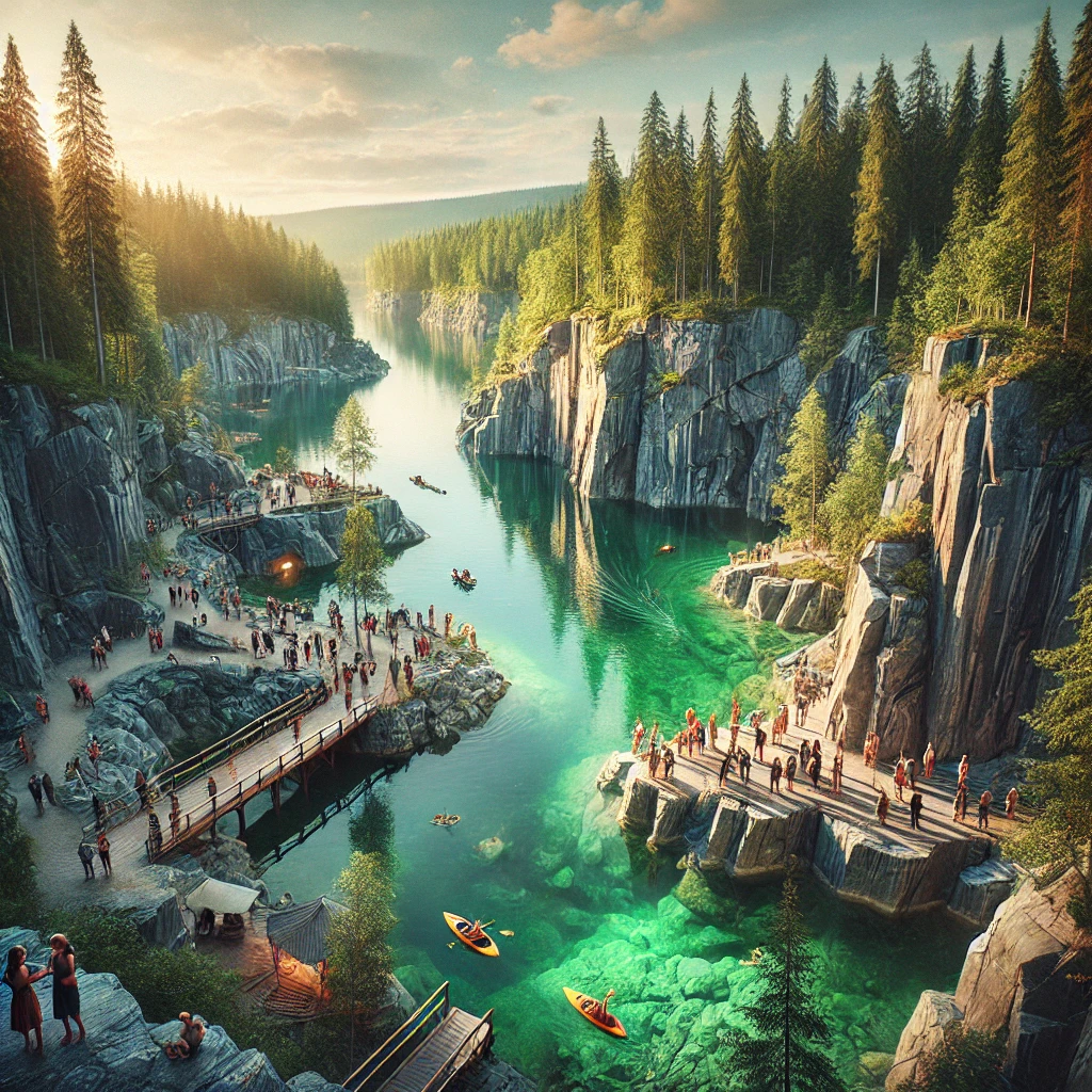 Сайты для бронирования отелей в Рускеале.