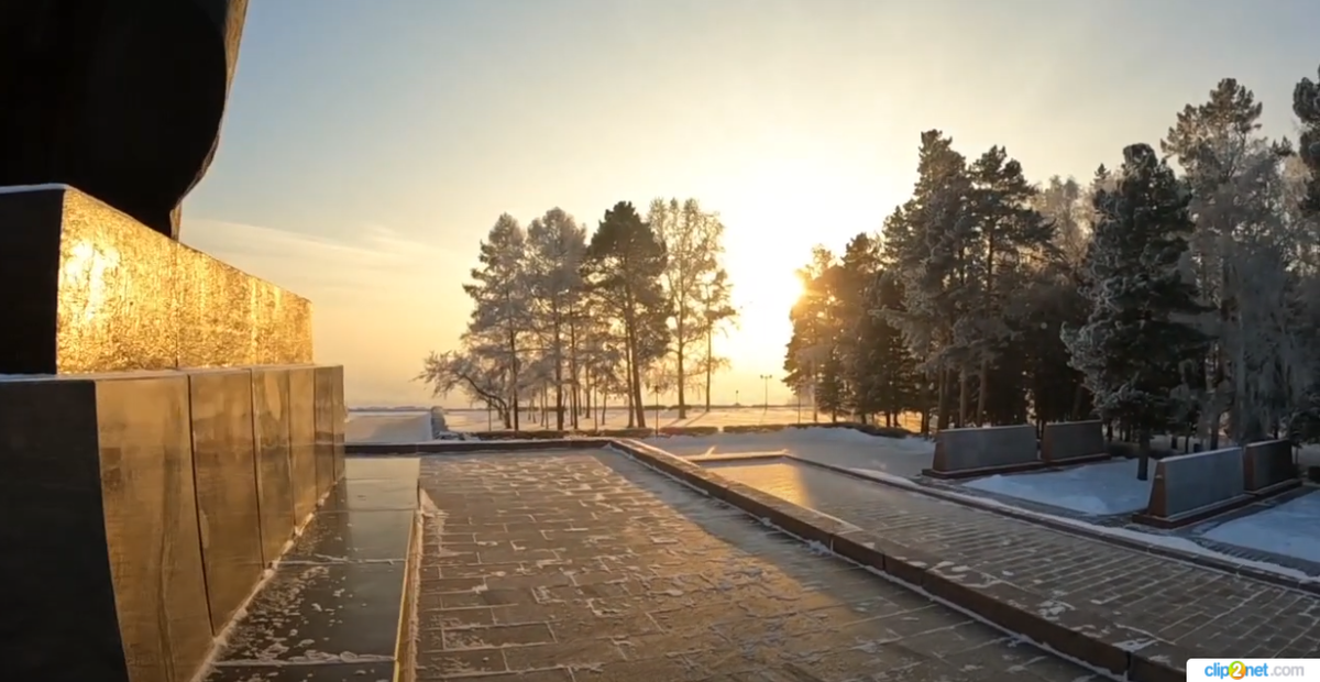 Лагерный сад. Томск. Декабрь 2024 г.
