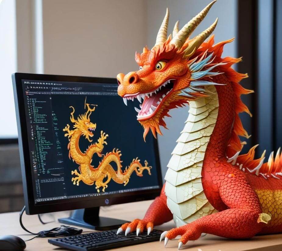 Китайский искусственный интеллект за работой!